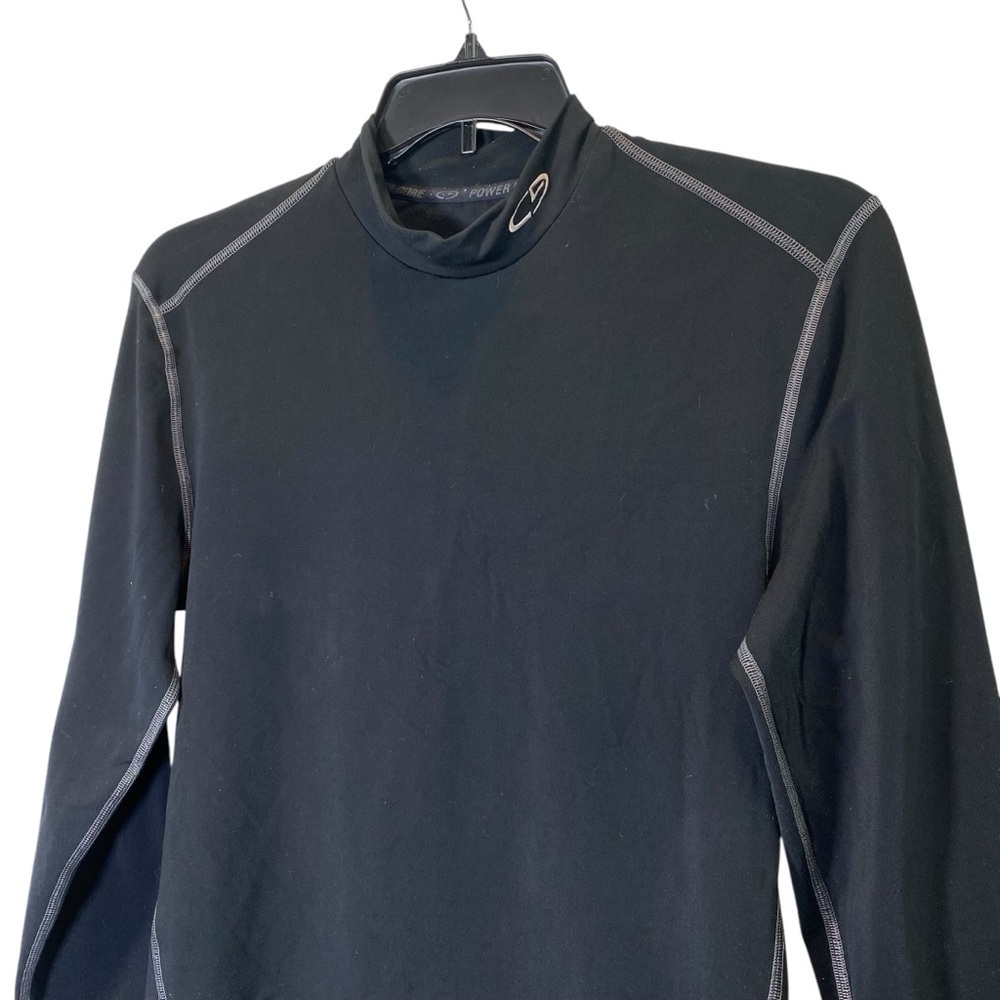 CHAMPION Duo Dry Long Sleeve Base Layer Shirt Women XL Black with accent stitch - Picture 2 of 8